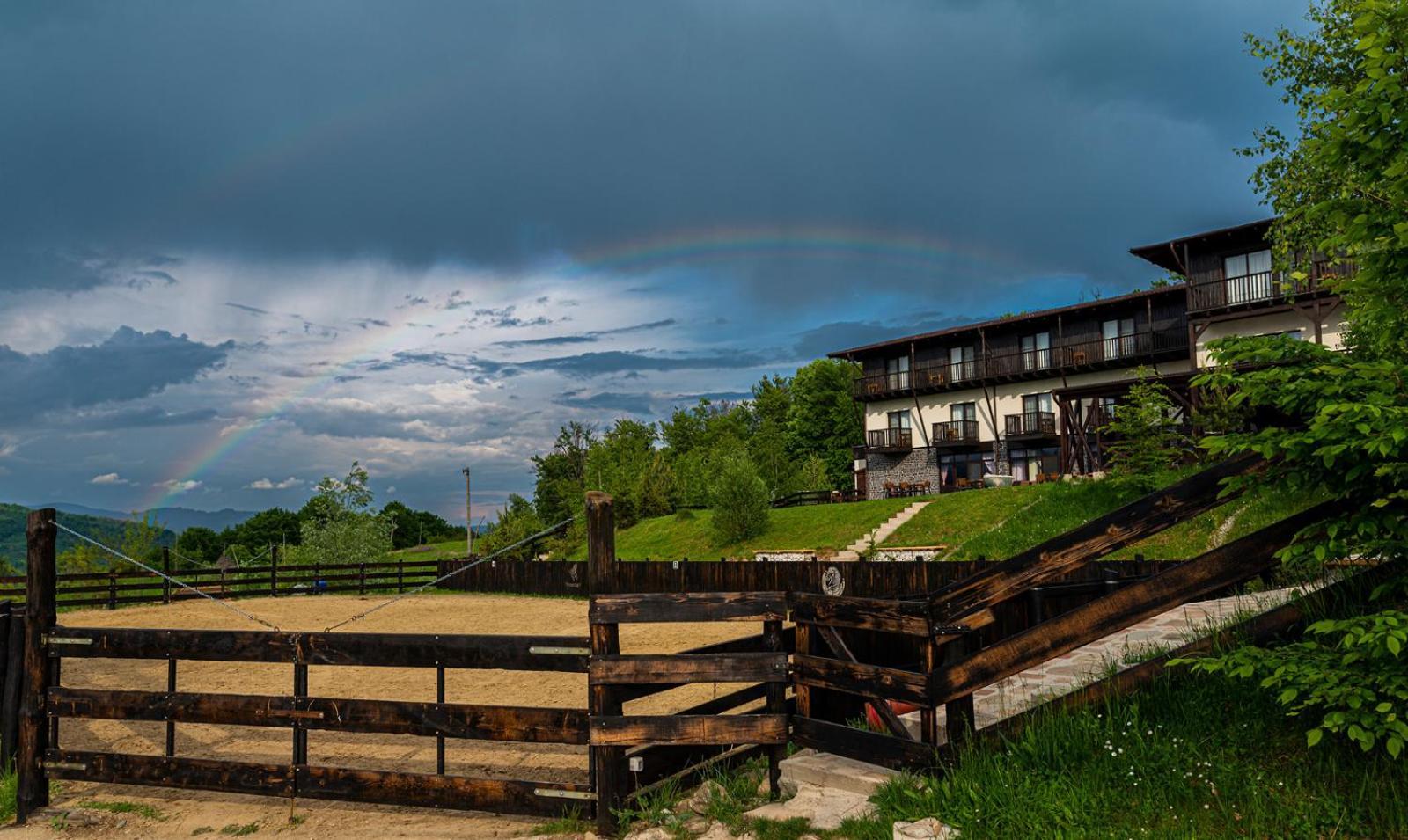 Potcoava Mountain Hideaway Hotel Runcu  Eksteriør billede